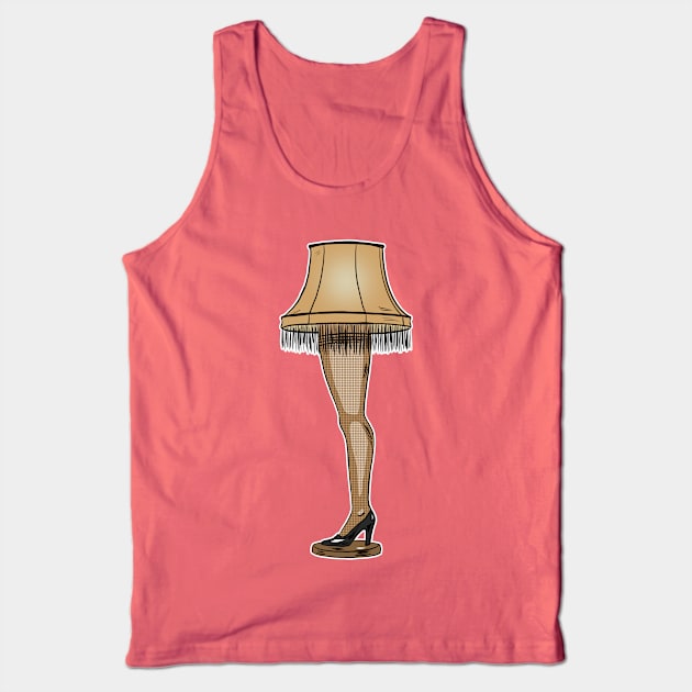 Leg Lamp Tank Top by Black Snow Comics